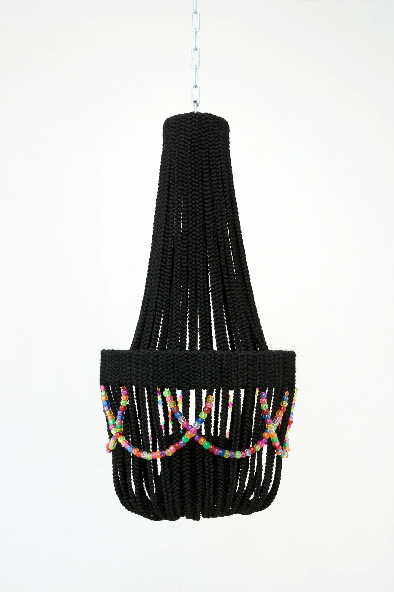 Box Braid Chandelier #2, 2018 16 x 26in