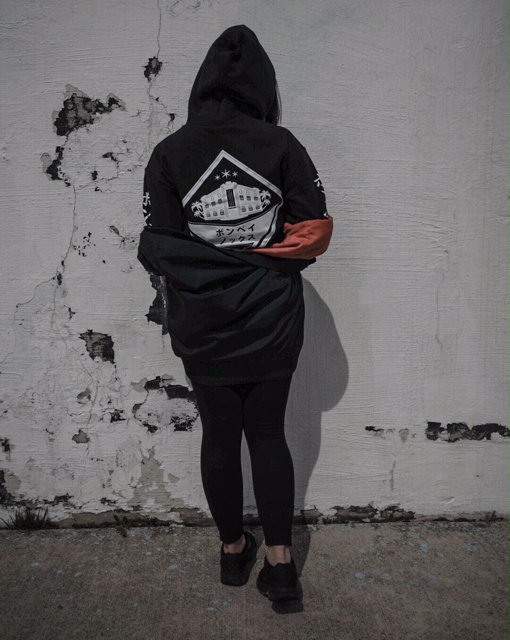 Bombay Raider Hoodie (Black/White 