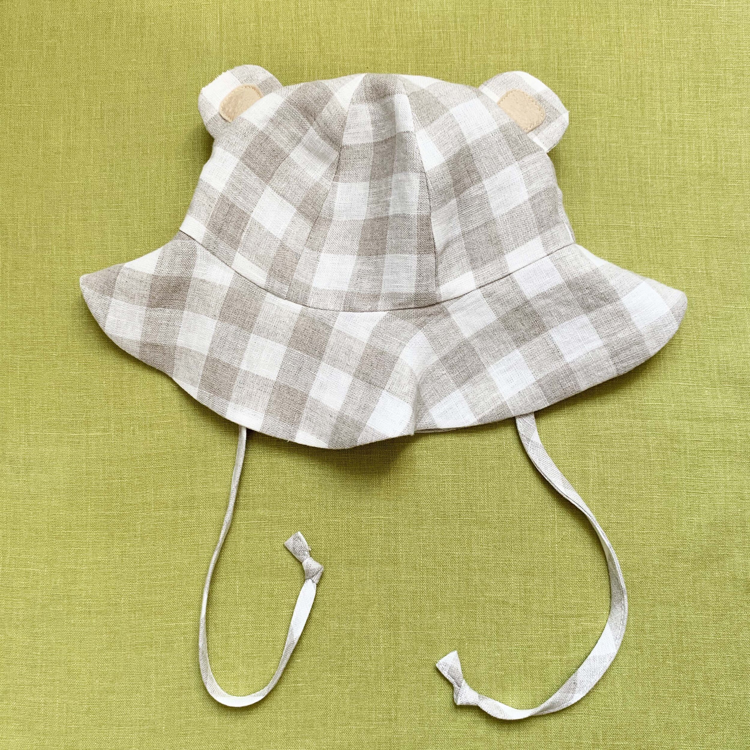 Bear ear sunshine hat sewing pattern