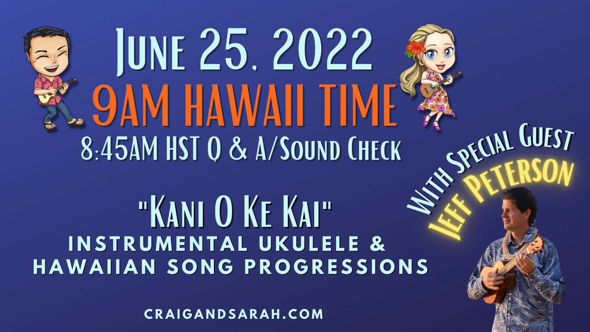 Livestream - June 25 - Special Guest Jeff Peterson