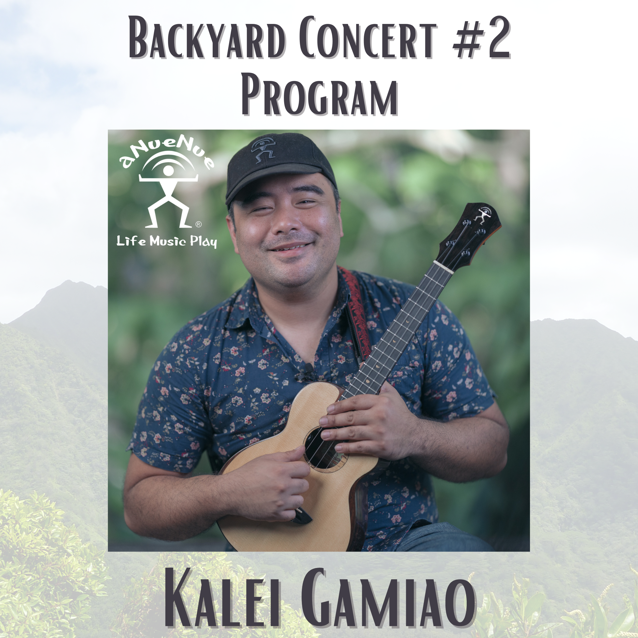 Backyard Concert #2 Digital Program - Kalei Gamiao