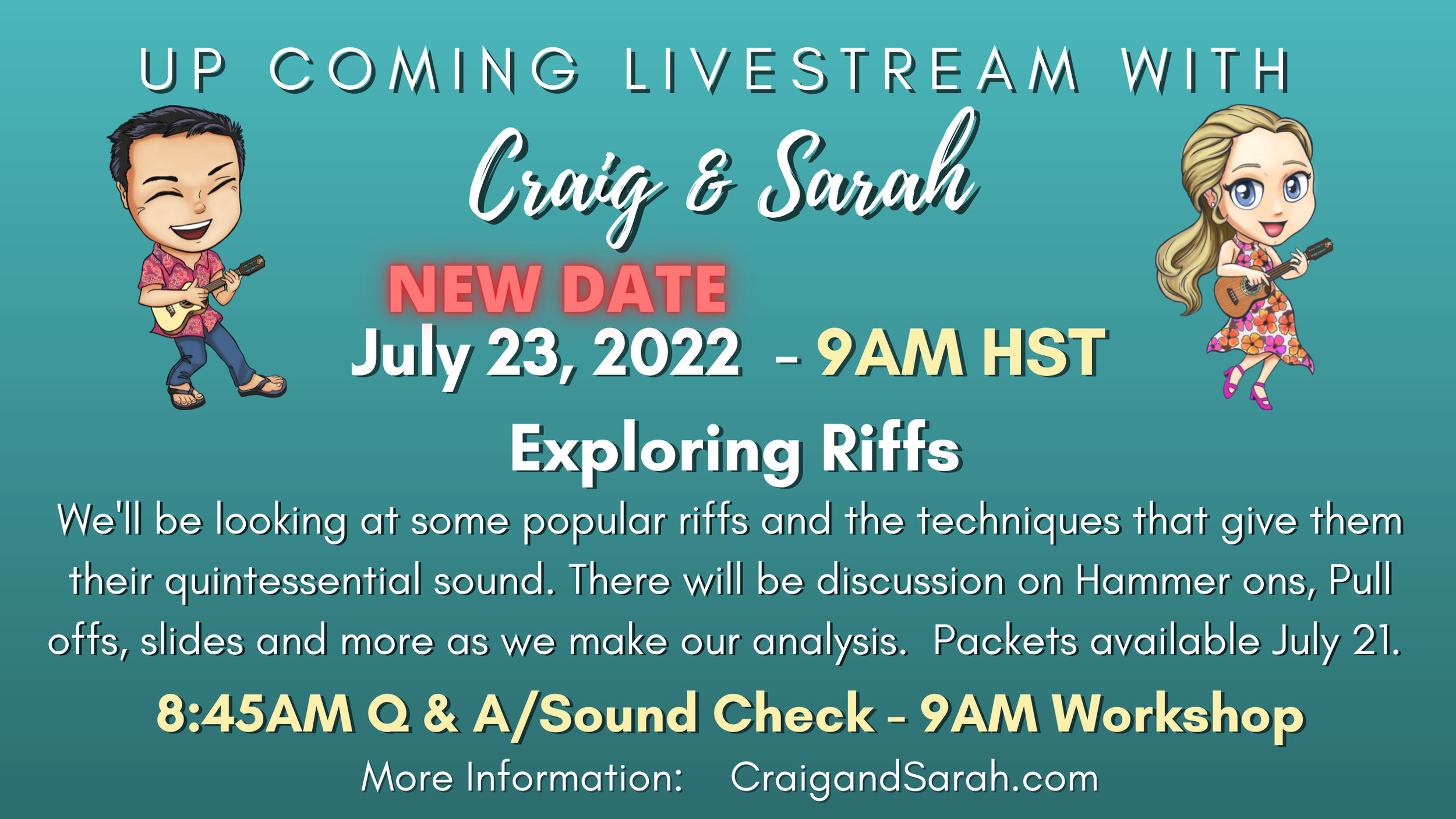 Livestream - July 23 - Exploring Riffs