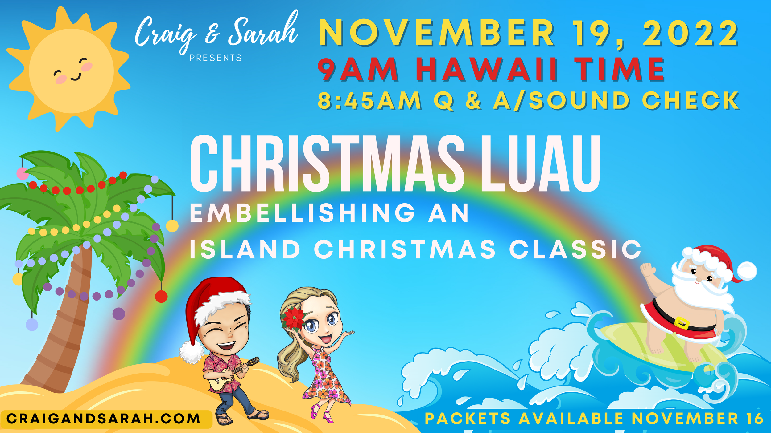 Livestream - November 19, 2022 - Christmas Luau