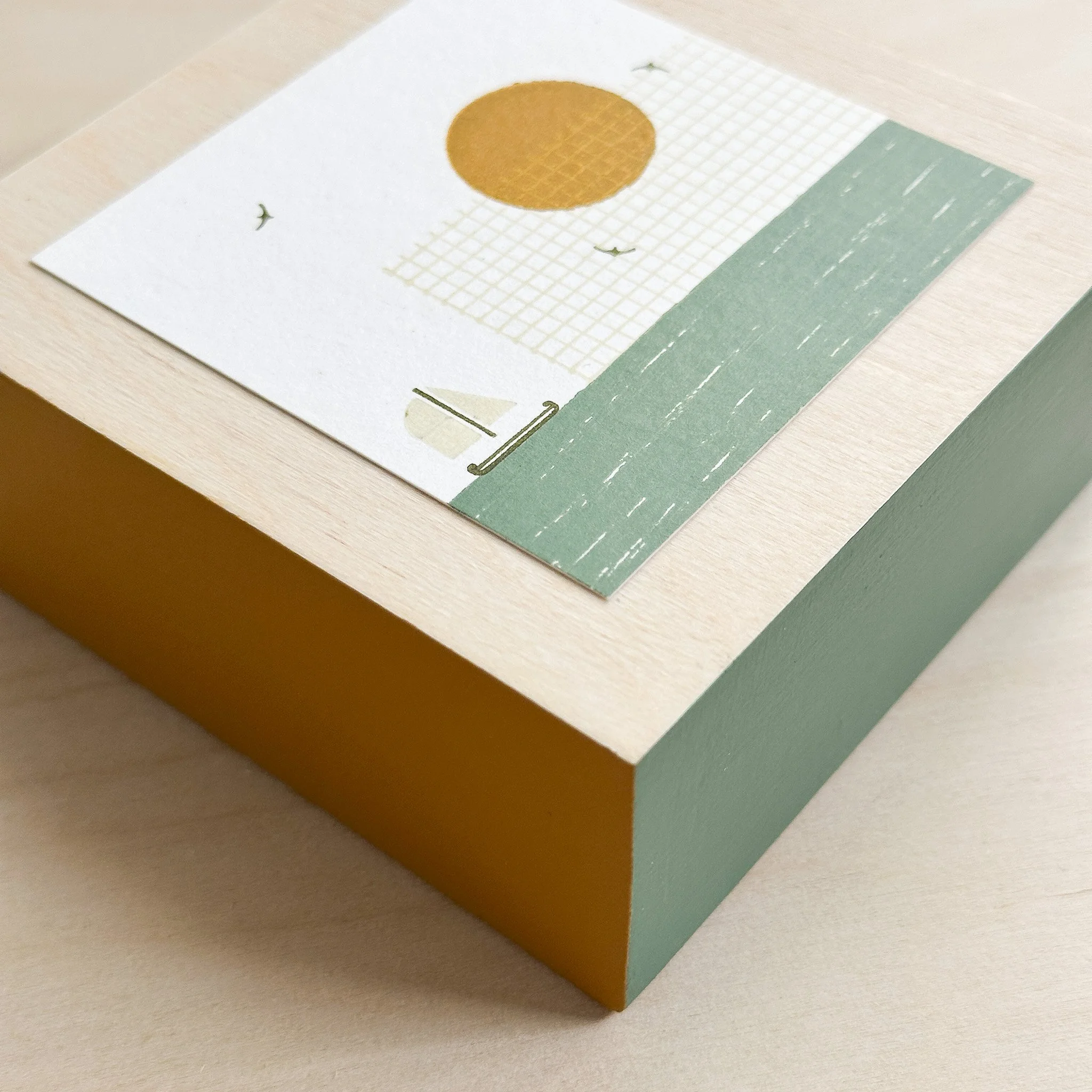 4" Wood Panel Print 08