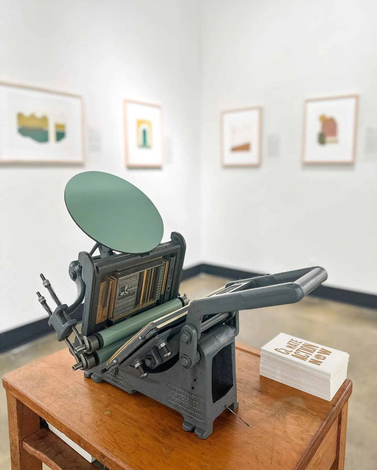Huge thanks to the @creativeartsguild and and their community of awesome art lovers for such a sweet artist reception for my solo show &ldquo;Living Lands: Ours To Save&rdquo; this past weekend! I had a blast printing with you and chatting with you a