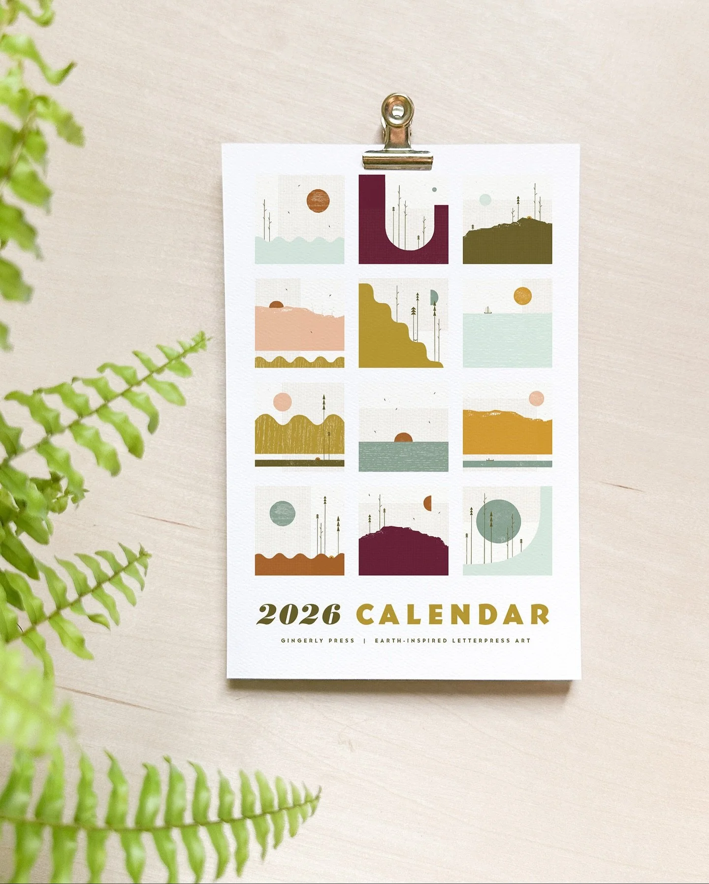 The 2026 Calendar Preorder is extended to this Sunday at Midnight EST! 📣📣📣
⠀⠀⠀⠀⠀⠀⠀⠀⠀
With each calendar you preorder, you get a ✨FREE✨letterpress printed Geometric Confetti Card, and you&rsquo;ll ensure you get one of these limited edition calenda