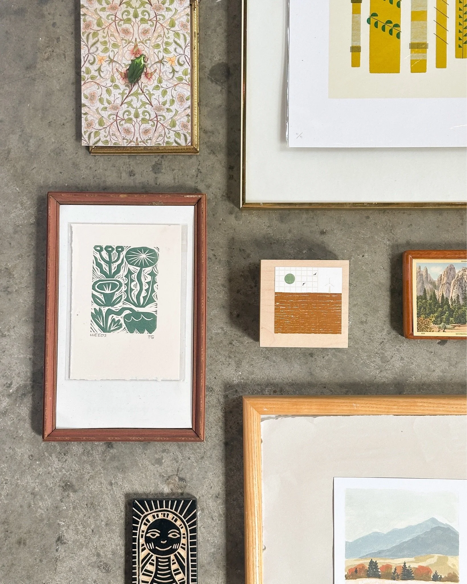 The studio has been looking a little different than usual this summer&mdash; I&rsquo;ve turned it into a temporary film set!

I&rsquo;m working on a new resource for you: an online course to help you frame your stash of collected artworks on a budget
