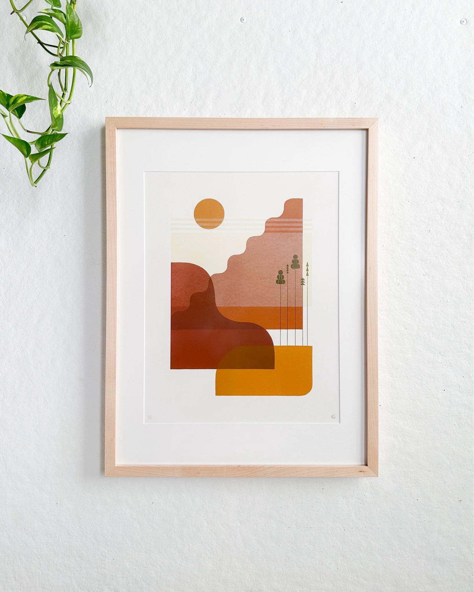 There are ONLY TWO of these limited edition Misty Mornings prints left in stock that celebrate the fall season!! This means there are ONLY TWO Deciduous Delight Triptychs left in stock too. 😳

This is one of my favorite series in my collection and I