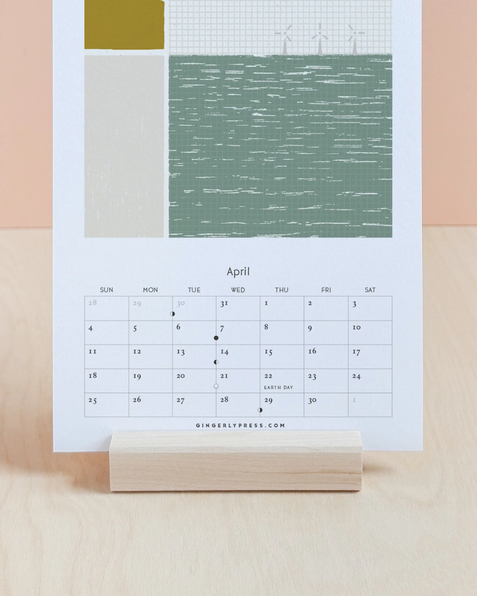The 2027 Landscapes Calendar Preorder is now open! Preorders close November 4th! ✨

This year&rsquo;s calendar now also includes the half moons as well as the full &amp; new moons 🌗

And it has the option to add on a maple wood stand for table-top d