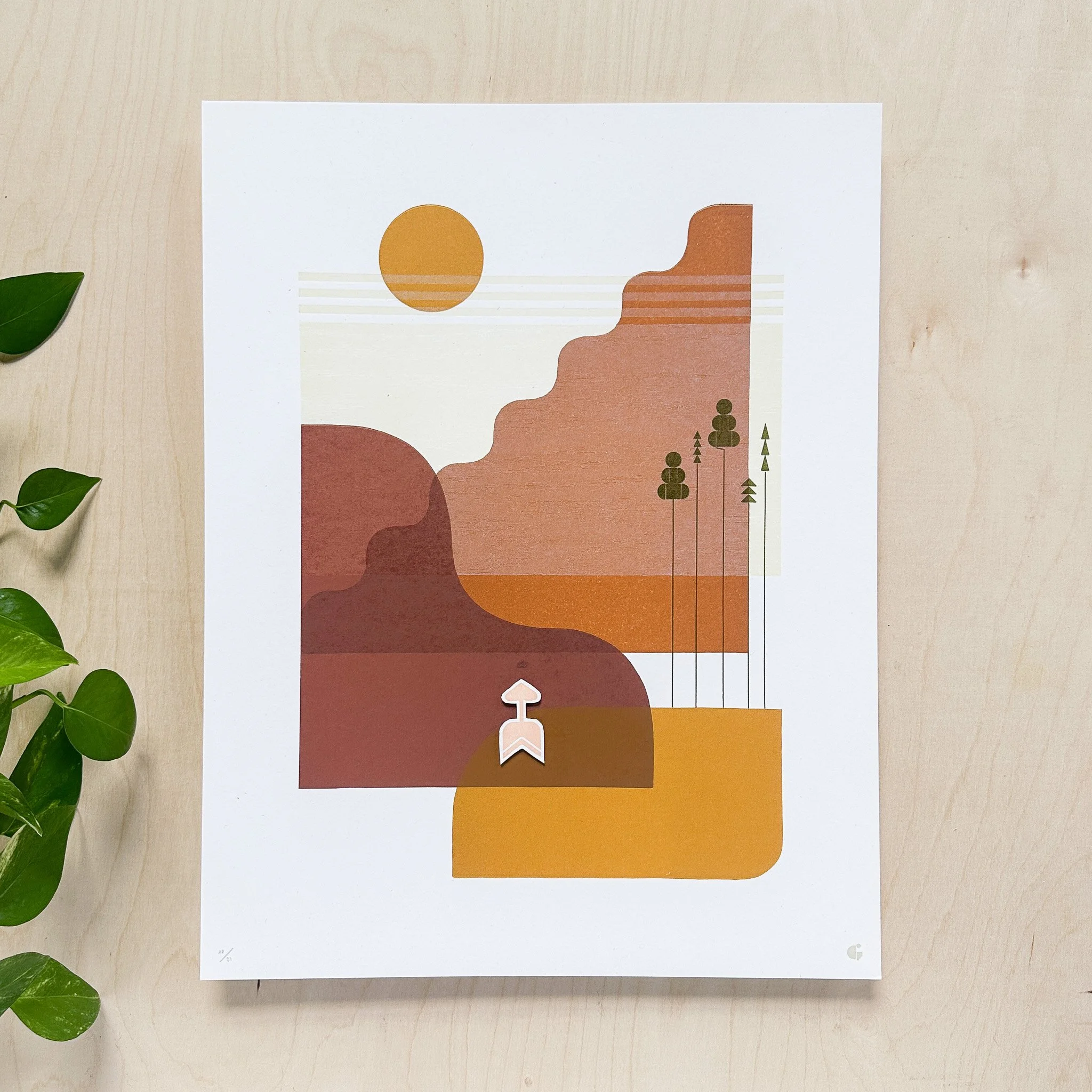 14 x 18" Misty Mornings Print SECONDS 01