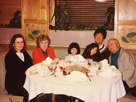 Posting this very early 90s pic for my @happyfamilymkt fam who are collecting #happyfamilyphotos .
I asked my parents to look for a photo of all four of us from when my sister and I were kids and it was a bit of a challenge because one of them usuall