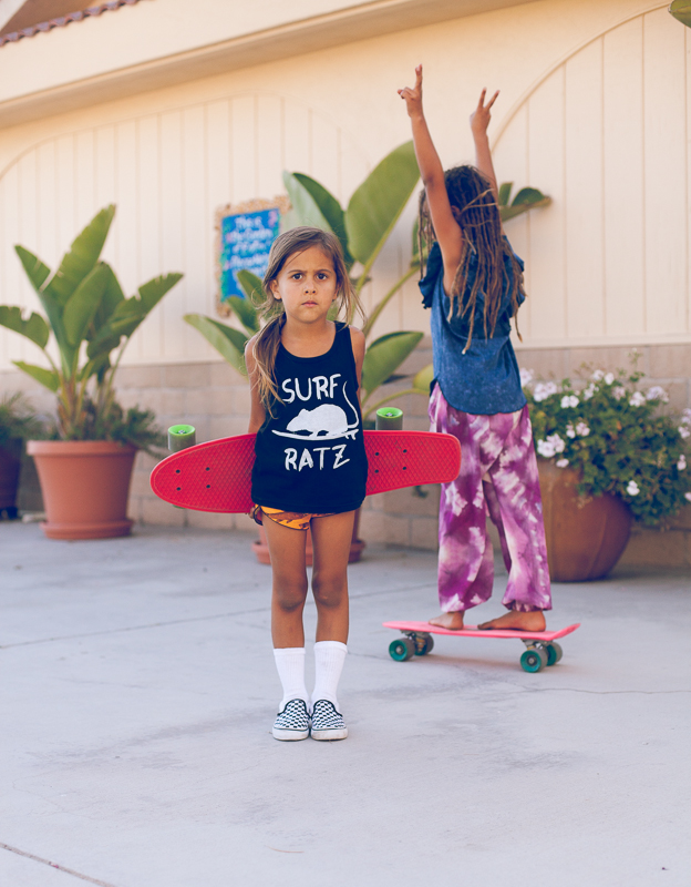 Tank: Knox & Lola | Shorts: Children of the Tribe | Shoes: Vans