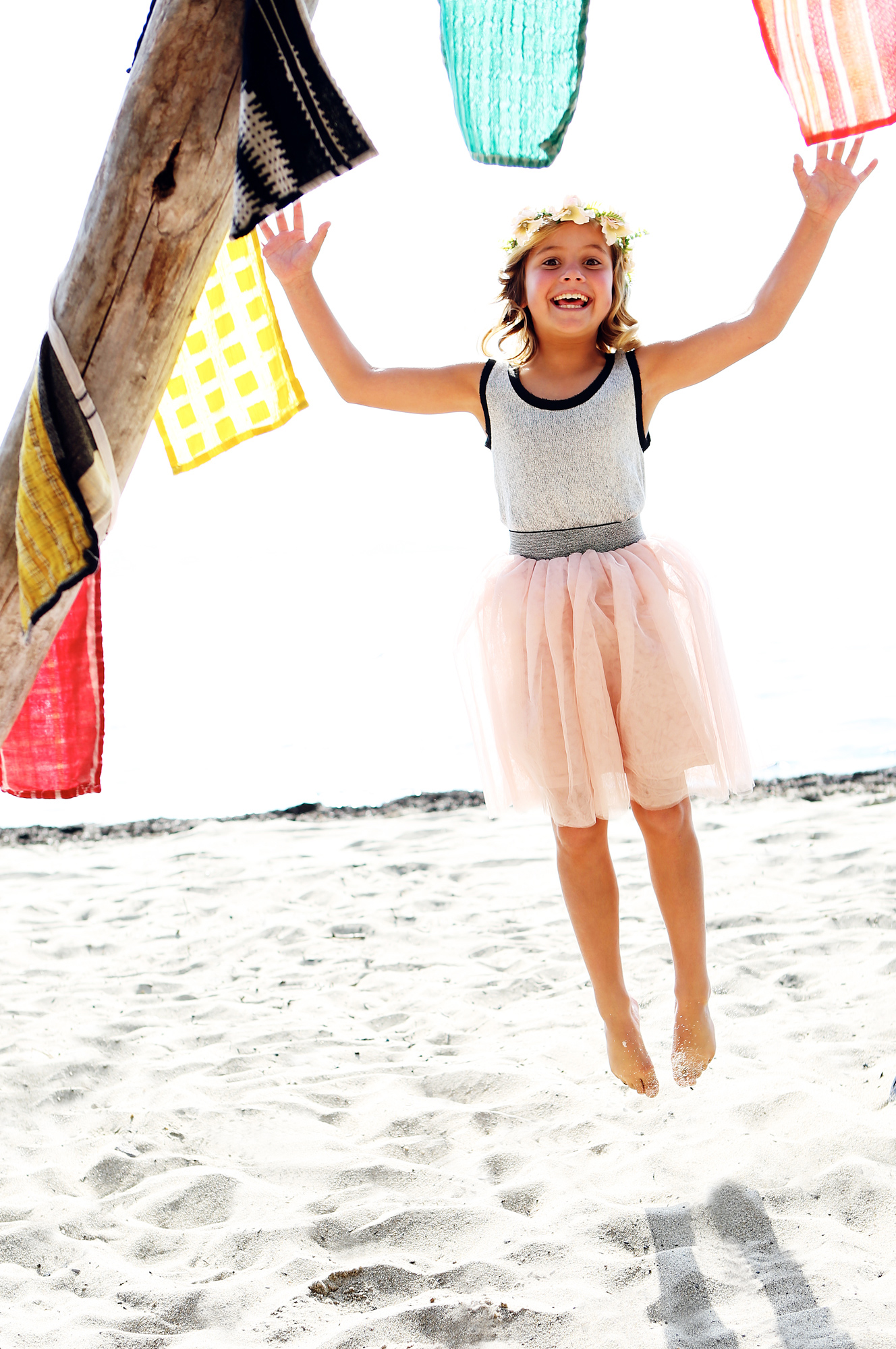 Knit Tank by Tru Luv , Rose Flora Tutu by Vierra Rose