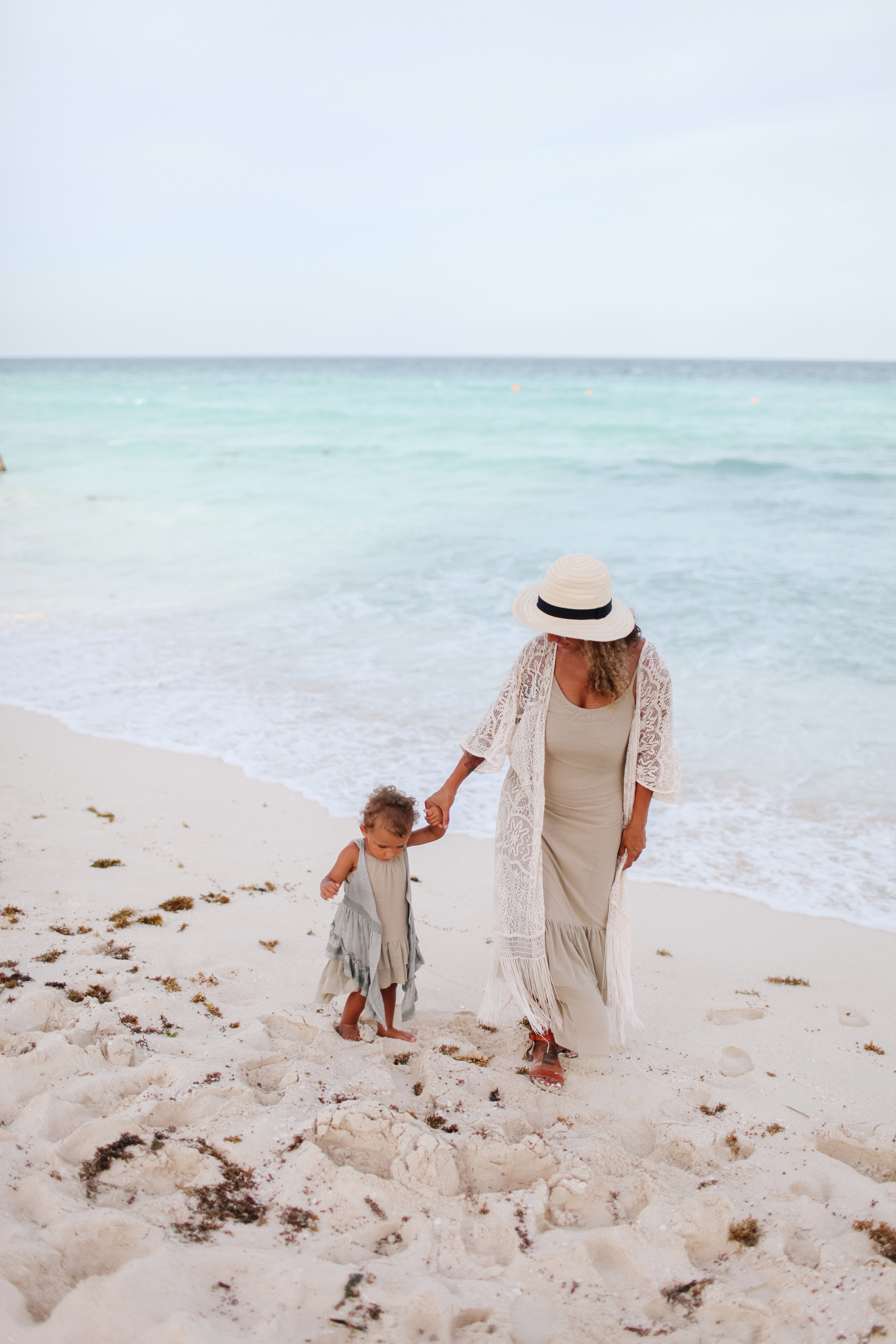 Mommy + Daughter Dresses and Wrap courtesy of Joyfolie