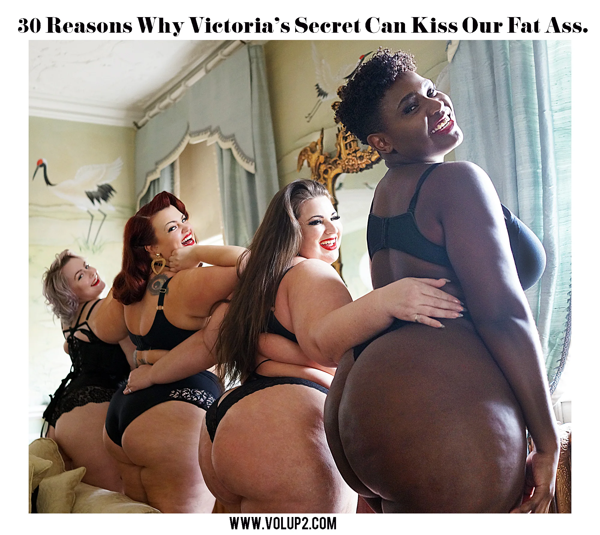 30 Reasons Victoria's Secret Can Kiss Our Fat Ass by Velvet d'Amour
