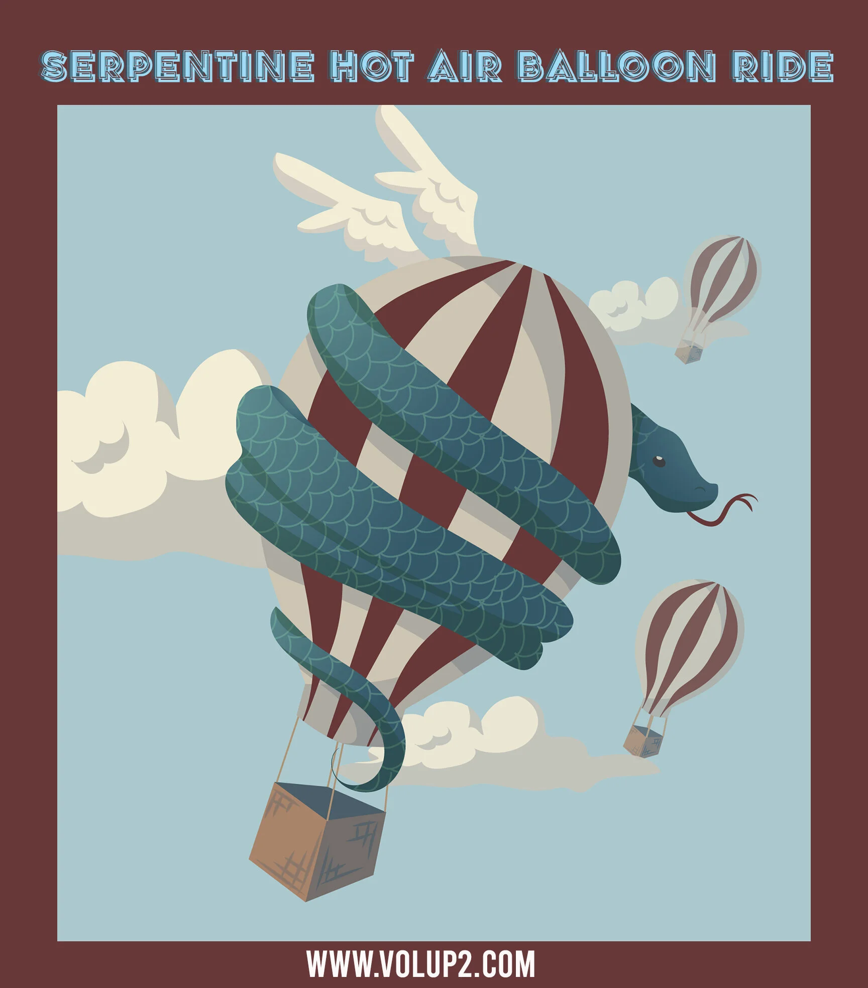 Serpentine Hot Air Balloon Ride by Emma Gallaher 