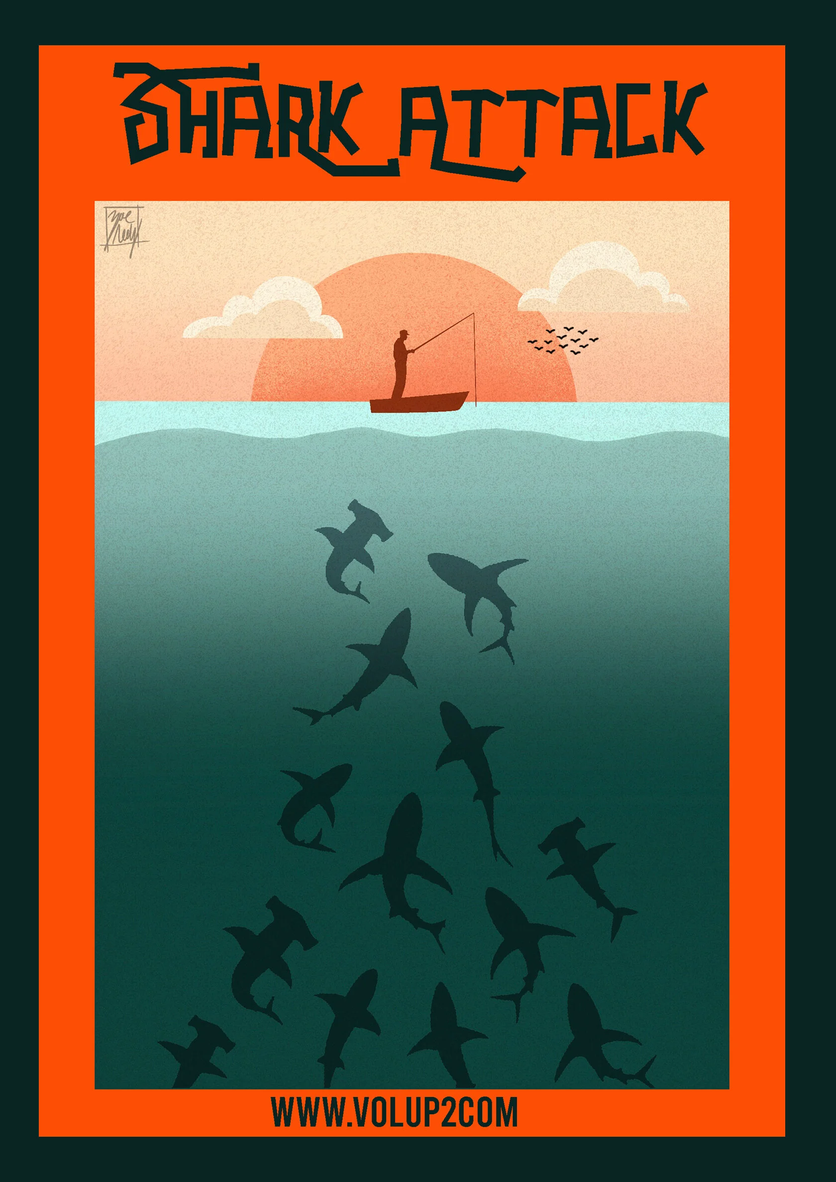 Shark Attack by Caden McMahan