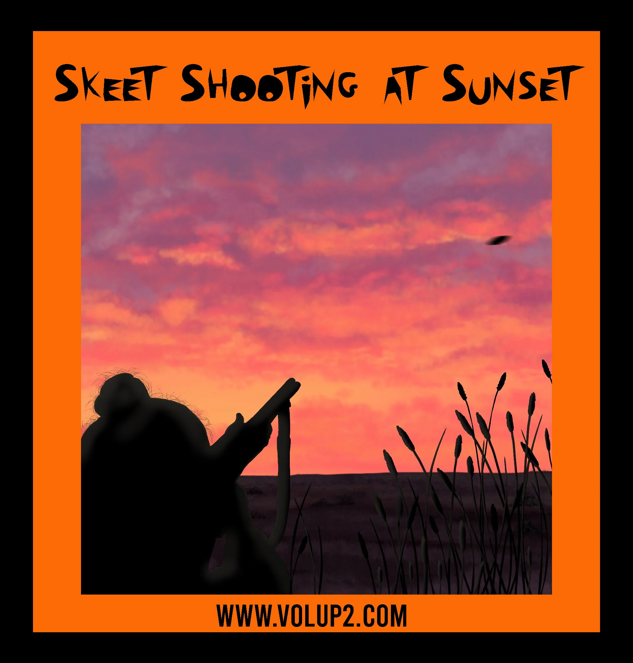 Skeet Shooting at Sunset by Caleb Stanicar