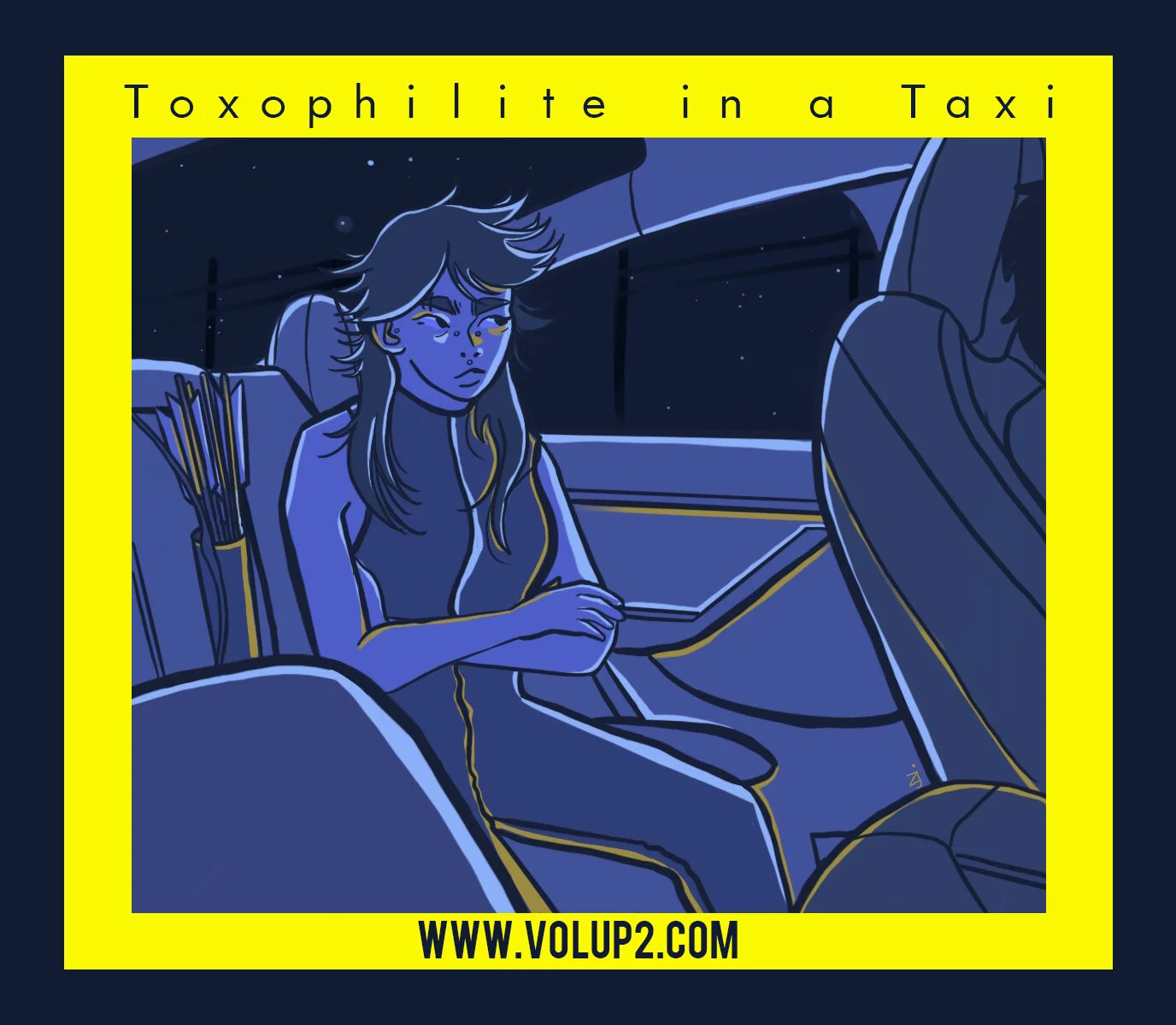 Toxophilite in a Taxi by Sophia Lam