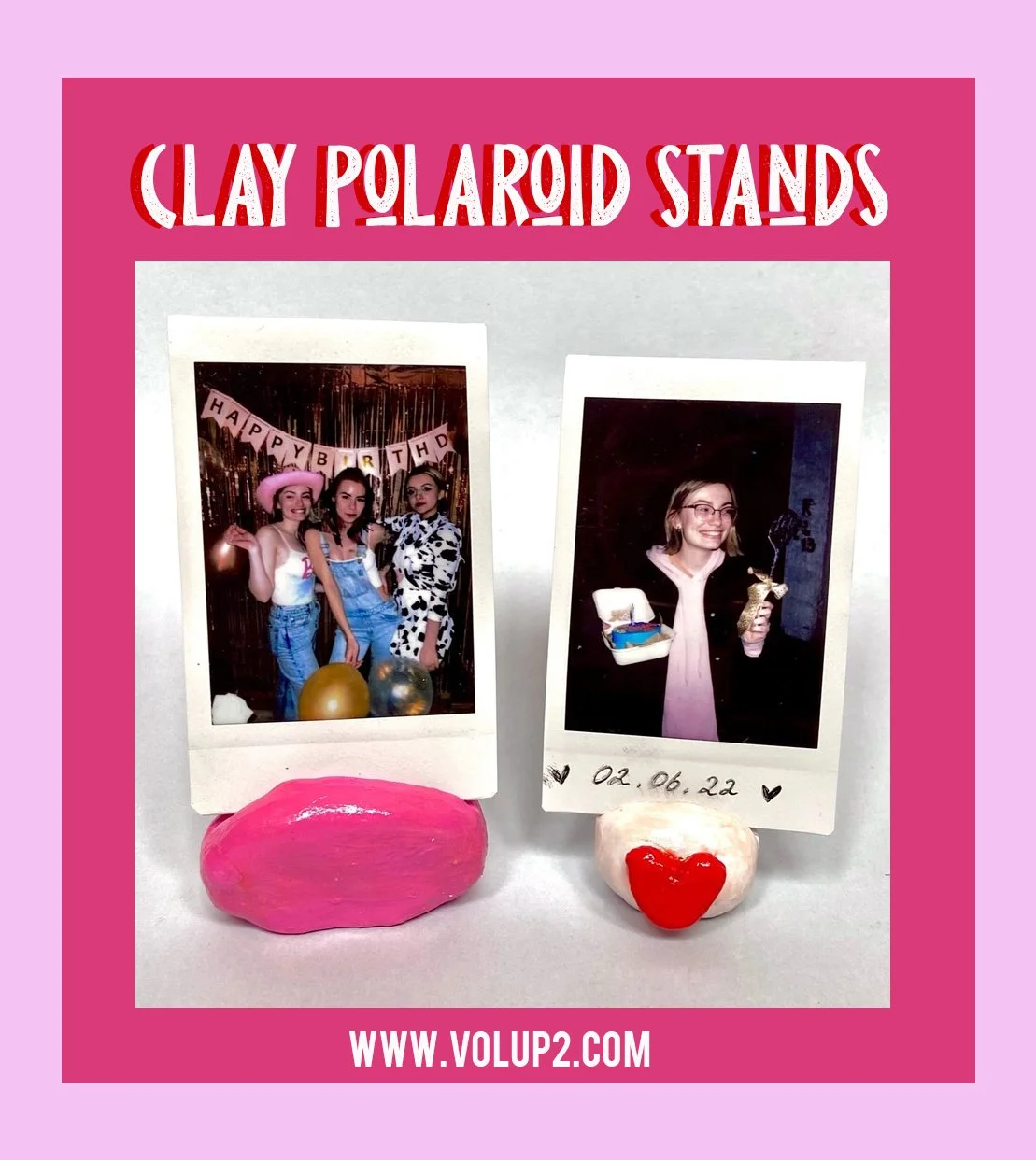 Clay Polaroid Stands