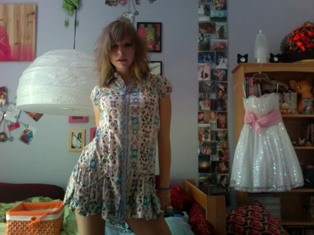 High-school selfie (using Photo Booth on my computer). 