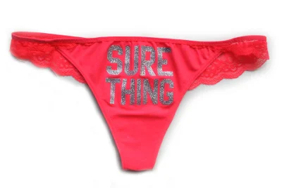 Such an inappropriate message to put on underwear marketed to young girls.