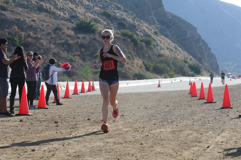 Me, a few months ago, about to get 2nd place in the Malibu Half Marathon :) I'm so proud of this body - a strong, healthy body that allows me to run and move through the world with energy and passion! Note: no thigh gap. Note x2: who gives a fuck?!