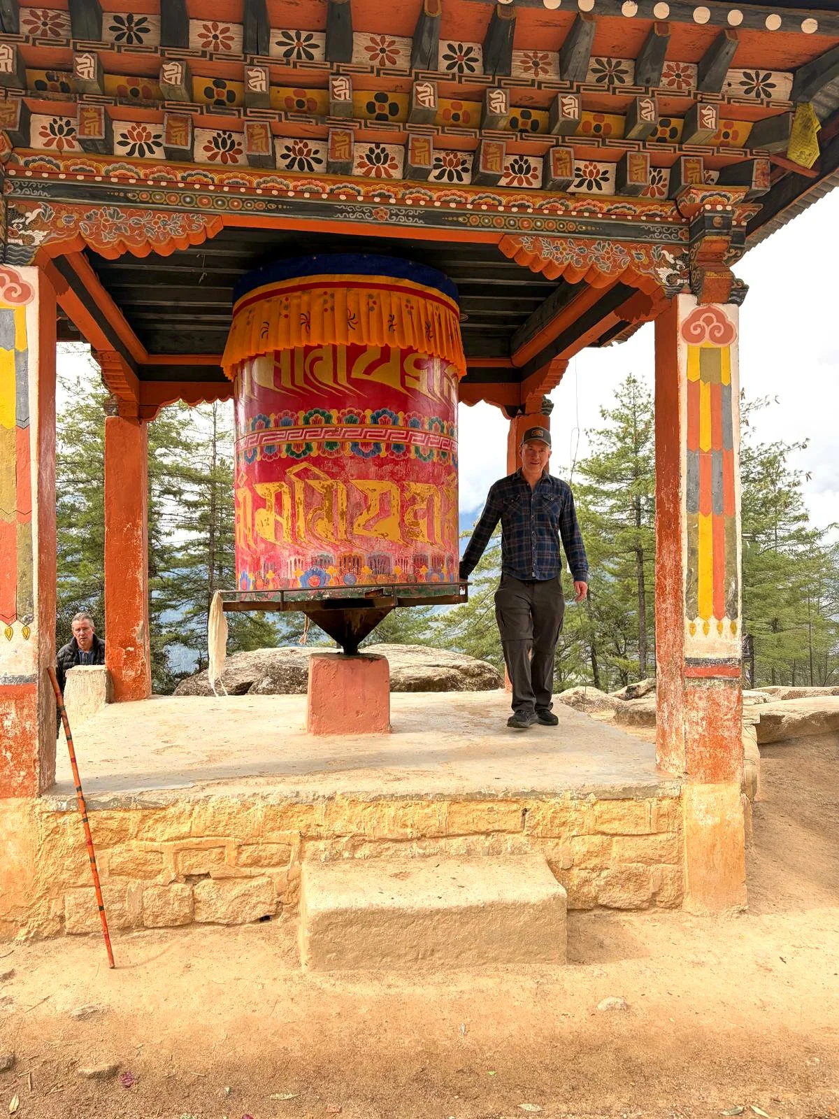 12-Bhutan - Paro - Tigers Nest - Prayer Wheel.jpg