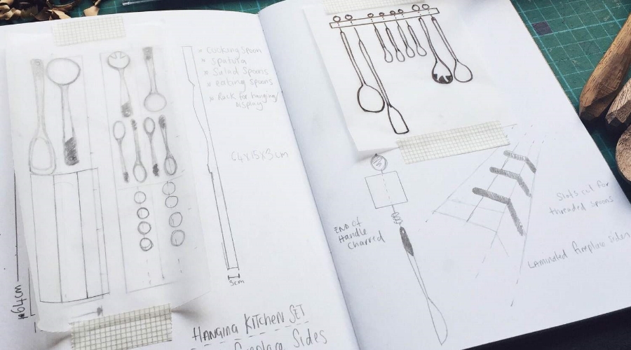 Age of Reinvention #2: pair of fireplace sides turned into a cooking set, by Grain & Knot
