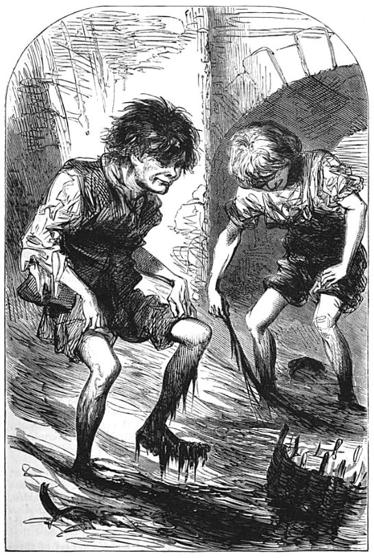 Image: Mudlarks of Victorian London ( The Headington Magazine , 1871)