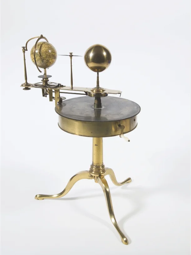 You can see fine working examples of orreries, such as this one, on display at the Museum of the History of Science, Oxford
