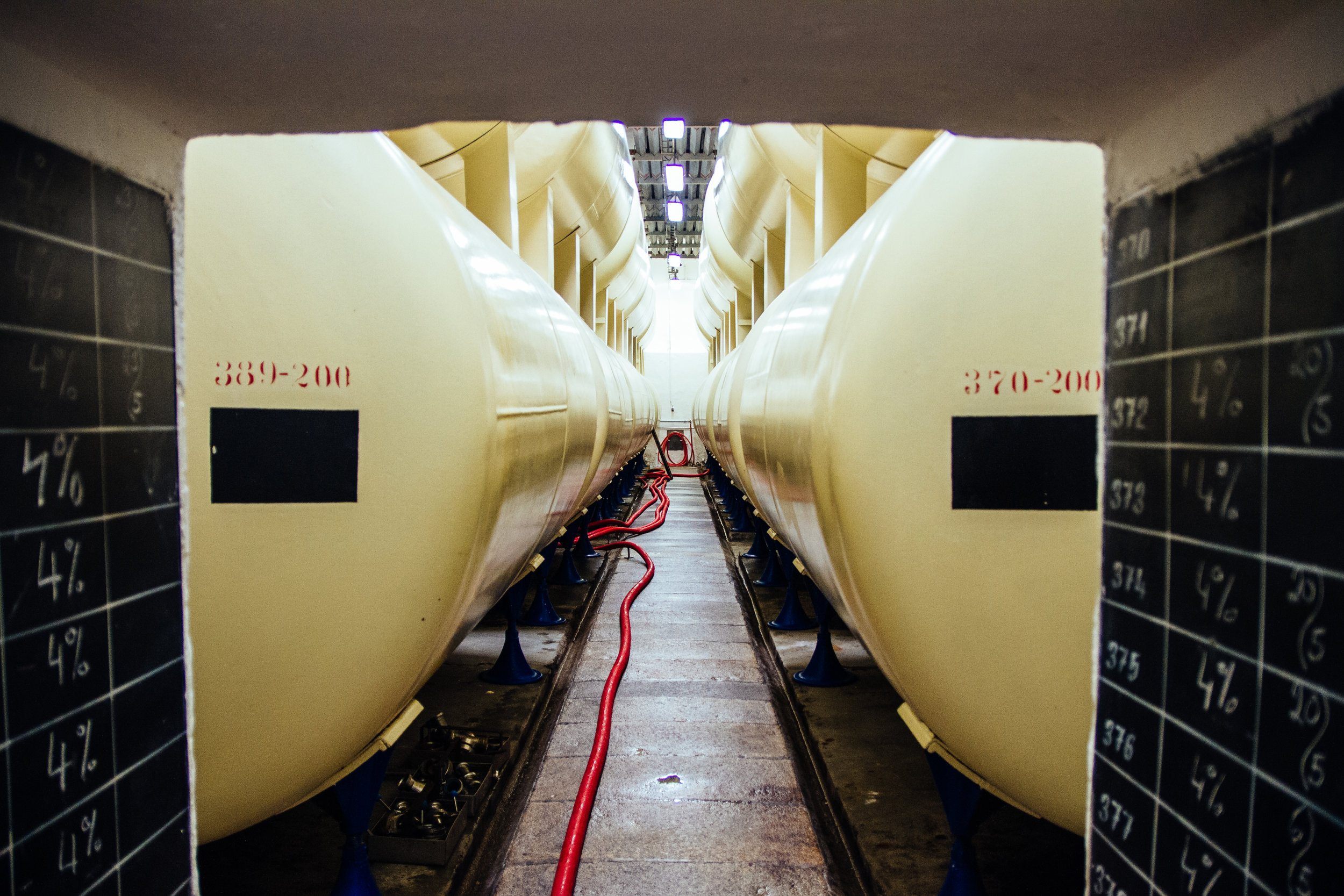 The hallowed cellars and conditioning tanks.jpg