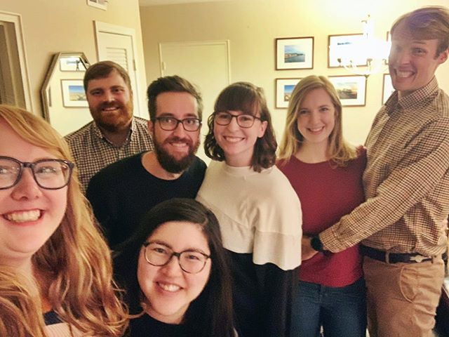 Friendsgiving 2019! Thankful for all my bham peeps! (Not pictured: a half asleep baby Noley already in his car seat) ❤️