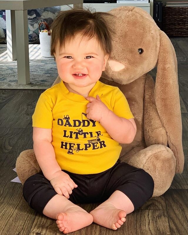 (6ft)Visit to Noley for his first Easter Weekend! 🐰💜 Too cute of a picture not to share! I think he liked his new bunny friend!