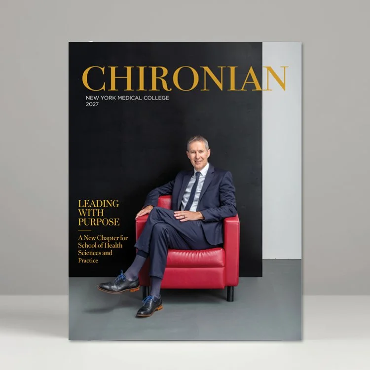  Developed the concept and art direction for the  Chironian  Magazine cover, directing the photoshoot, retouching the final image, and designing the cover. 