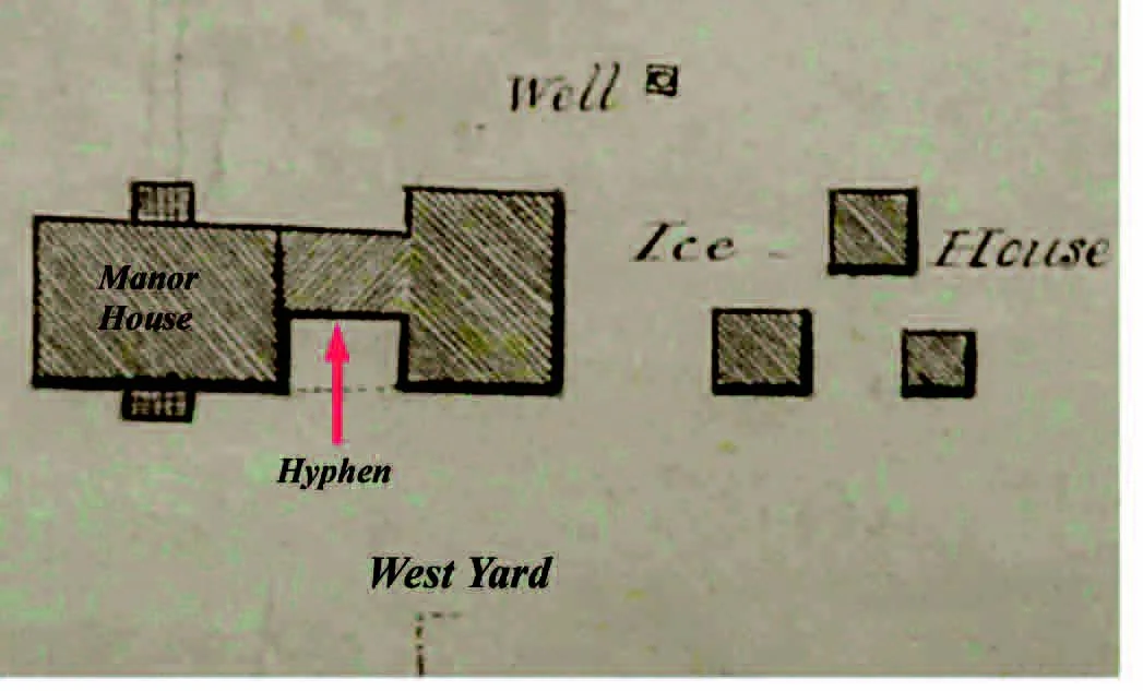 1836 plan of the Rock Hall site by Morris Fosdick