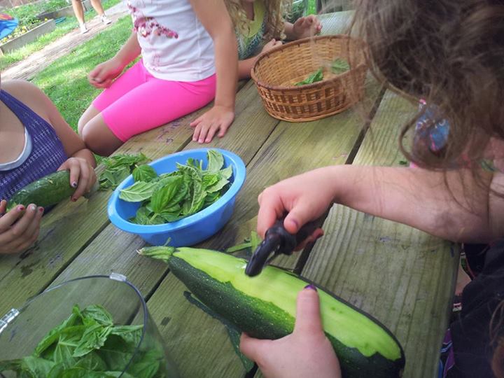 Cooking at Garden Club