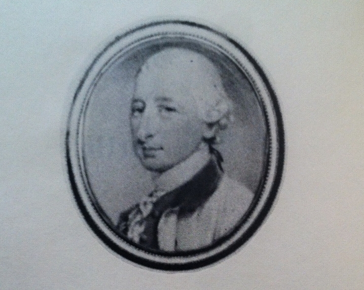Miniature portrait of Governor Josiah Martin, the last Royal Governor of North Carolina