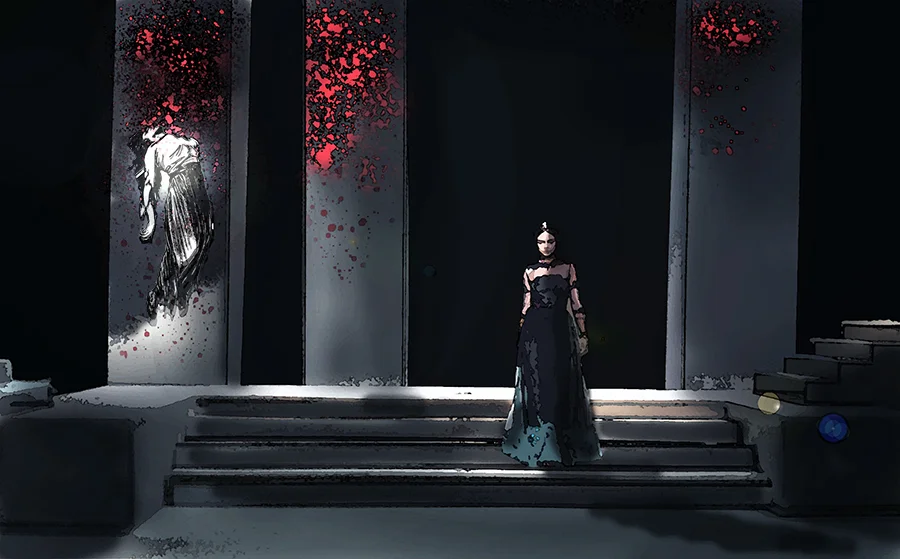 Digitally Augmented Model: Burial at Thebes