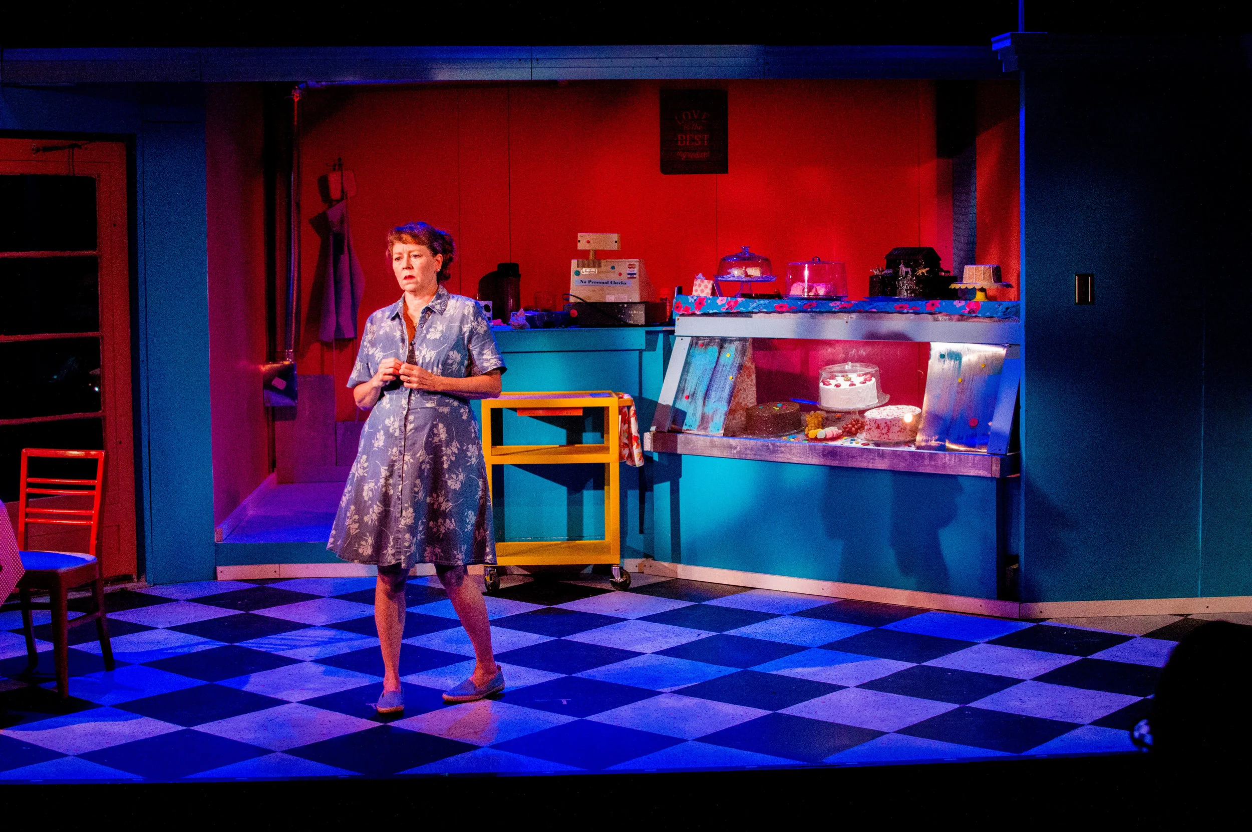 Scenic and Lighting Design: The Cake