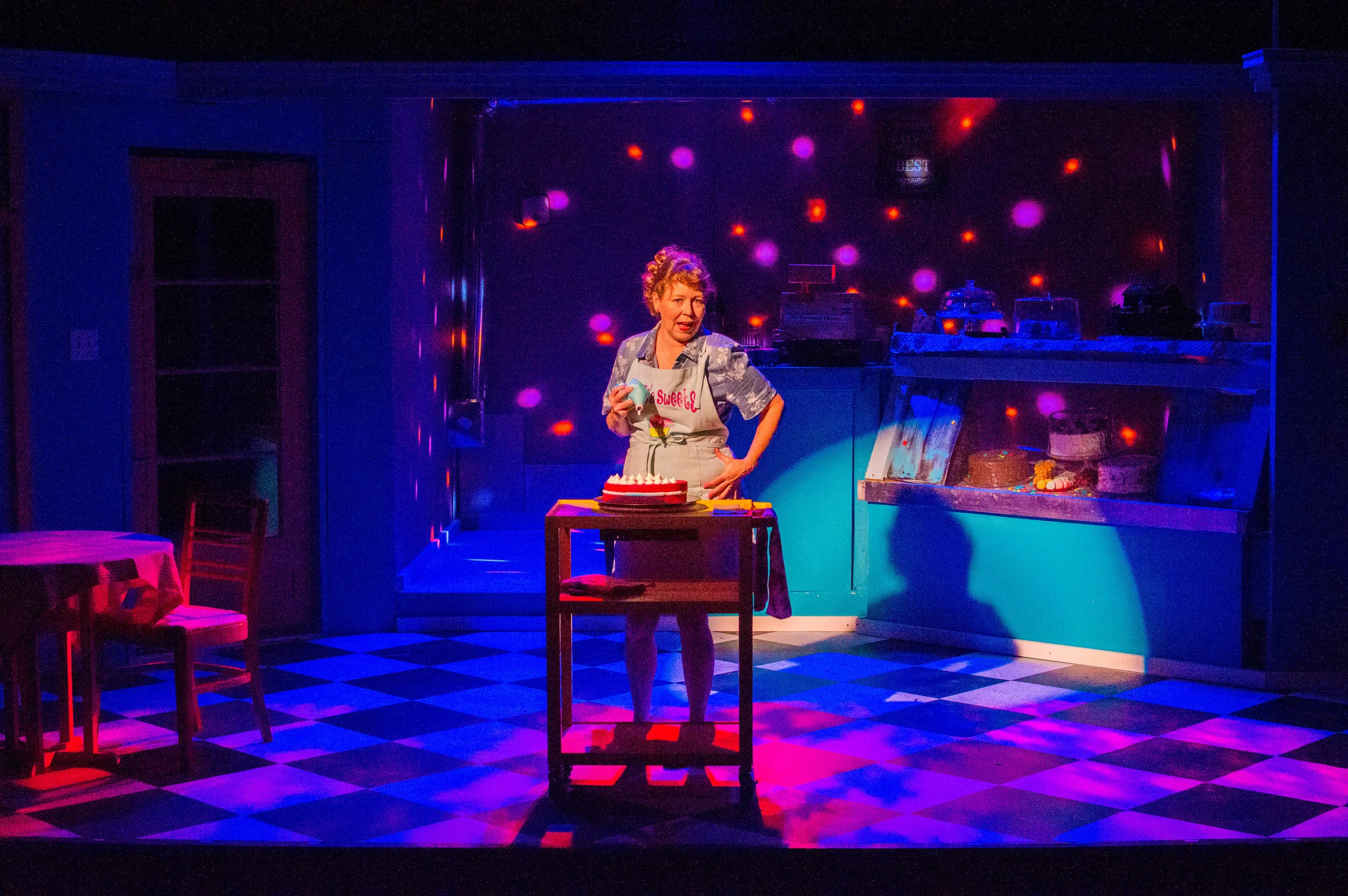 Scenic and Lighting Design: The Cake