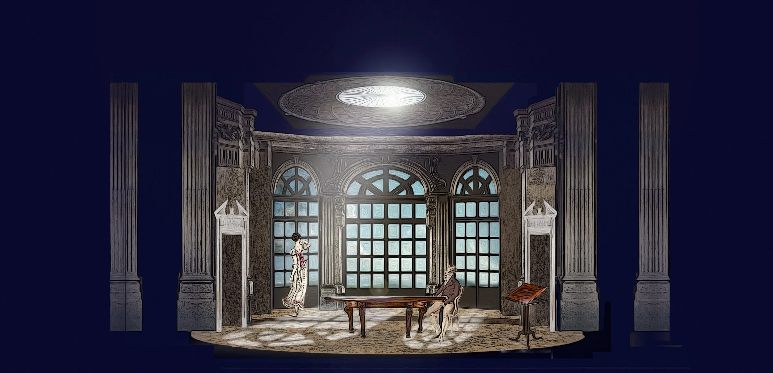 Rendering for Arcadia at Grinnell College