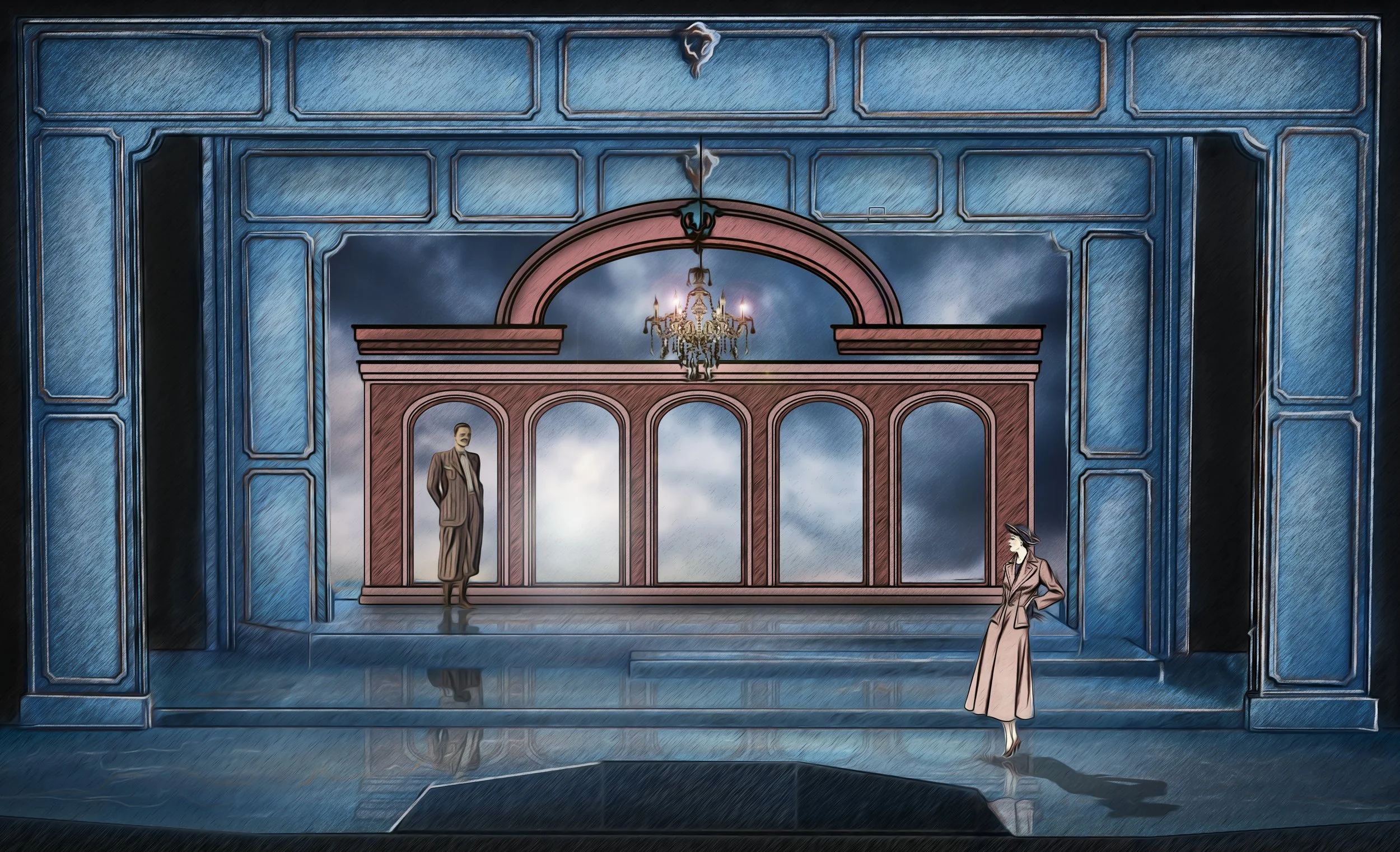 Rendering for Rita: Performing Arts at University of Iowa