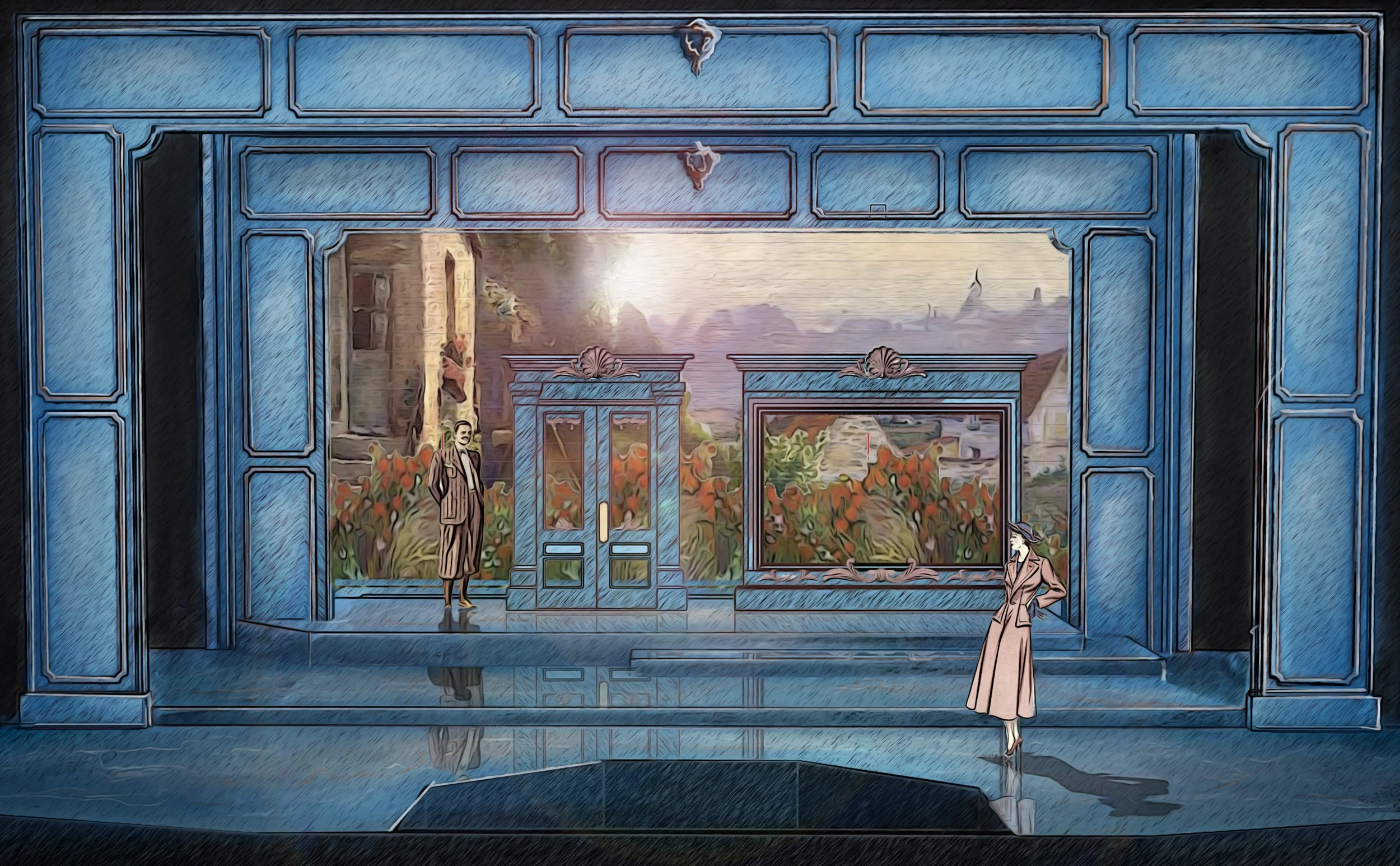 Rendering for La Colombe: Performing Arts at University of Iowa