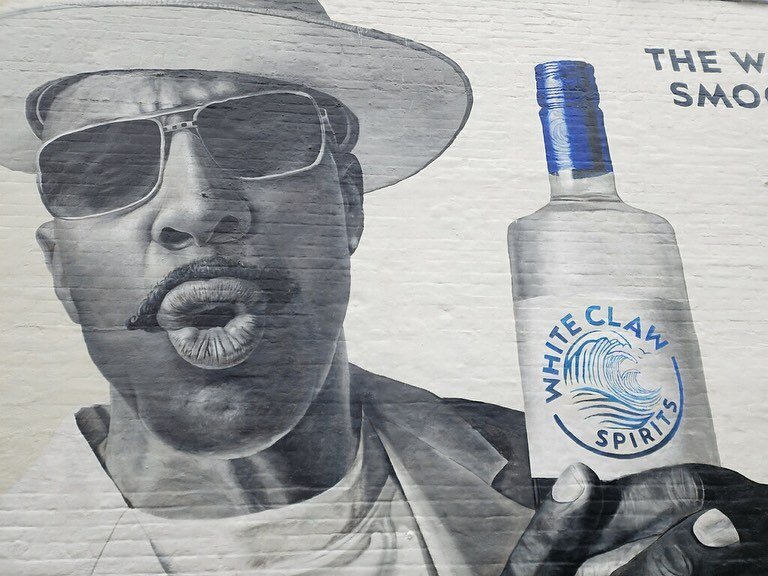 New photorealistic hand painted billboard for @whiteclaw featuring @jbsmoovve Thanks to @_bigoutdoor_  and our amazing team again for another banger!
.
#lovewhatyoudo #handpainted #billboard #advertising