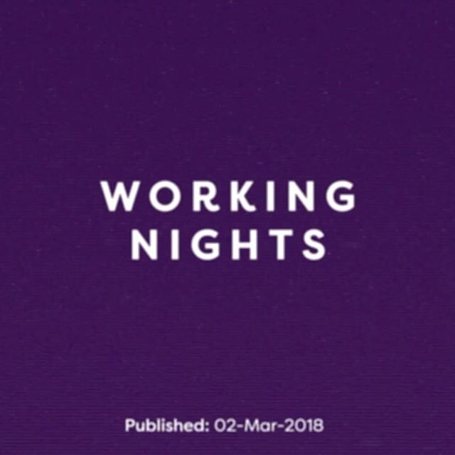 This one&rsquo;s for everyone putting in the over time &mdash; all the time.

Friday night is sold out! See you on the night shift ✌️