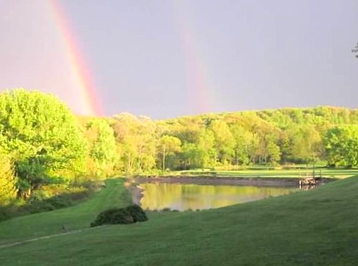 A lucky post-storm view.