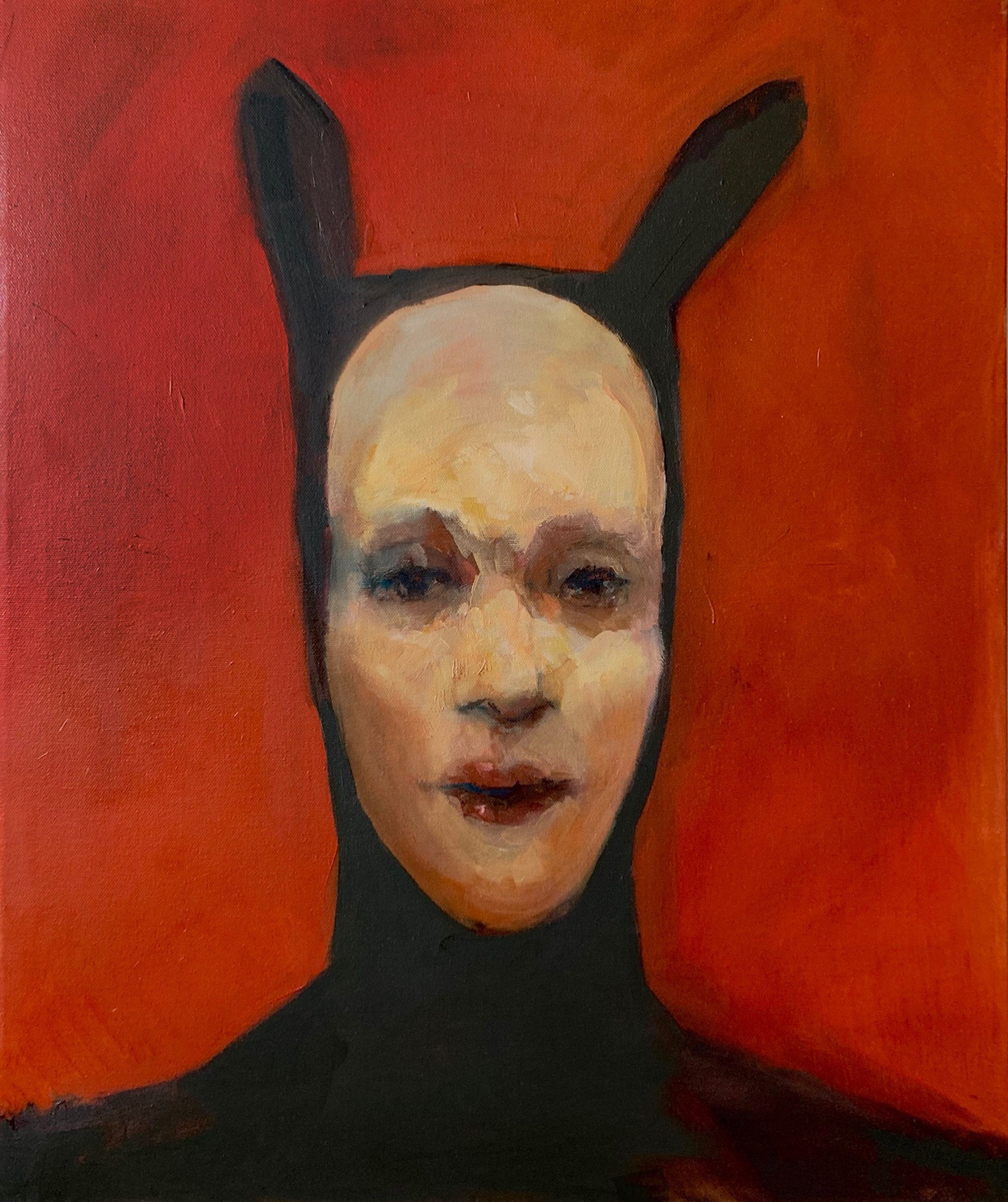   Bunny #1 , 2020, Oil on Canvas,  20 x 24” 
