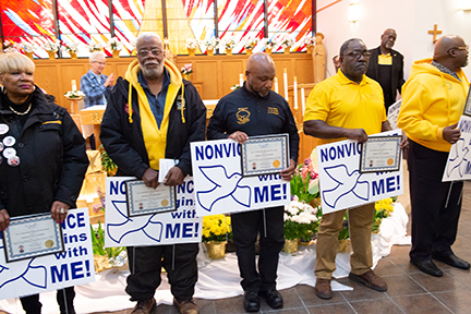 Buffalo Peacemakers receive "Nonviolence Begins with Me!" award