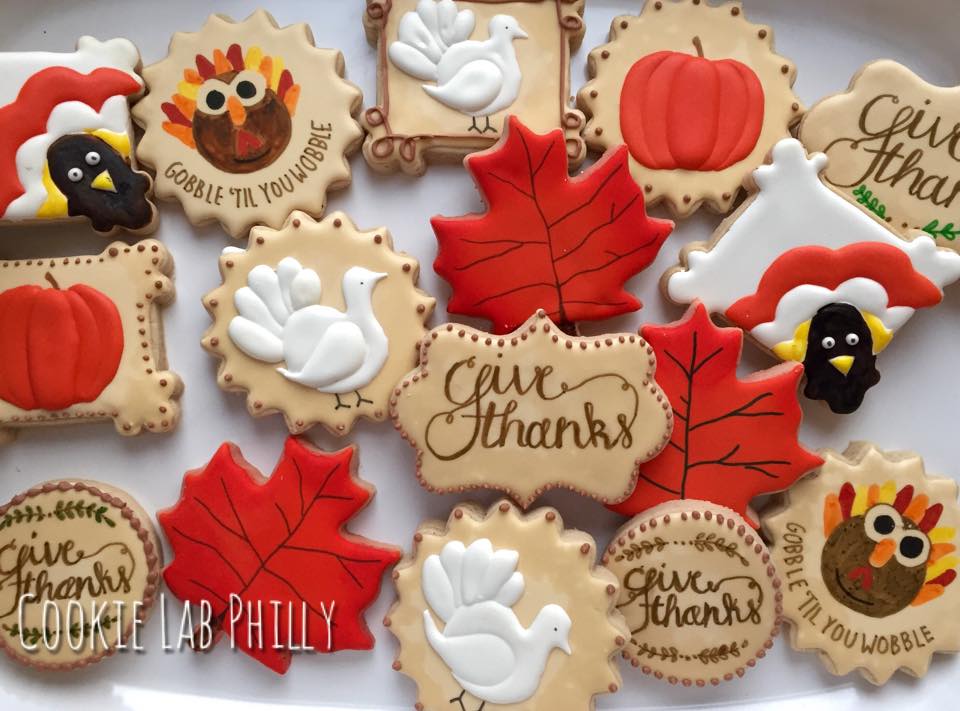 Thanksgiving cookies